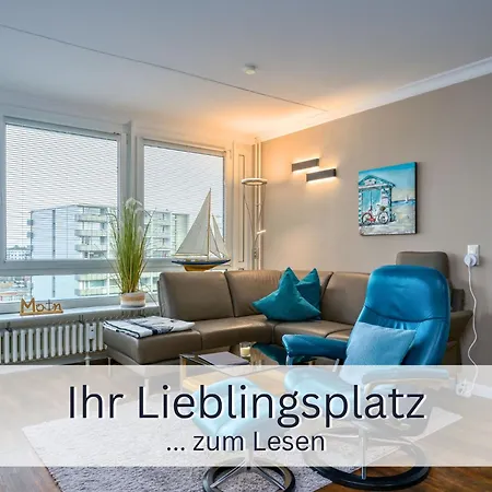 Skriien Mö Top-fewo 4 Sterne 5 Min Zum Balkon 2 Sz Tg Zentrum Apartment *