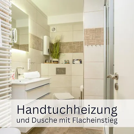 Apartment Skriien Mö Top-fewo 4 Sterne 5 Min Zum Balkon 2 Sz Tg Zentrum *