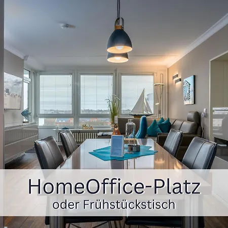 Apartment Skriien Mö Top-fewo 4 Sterne 5 Min Zum Balkon 2 Sz Tg Zentrum Westerland